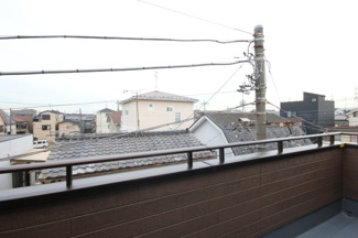 【バルコニー】 | 三郷市高州4期 | 南面にバルコニーがあります