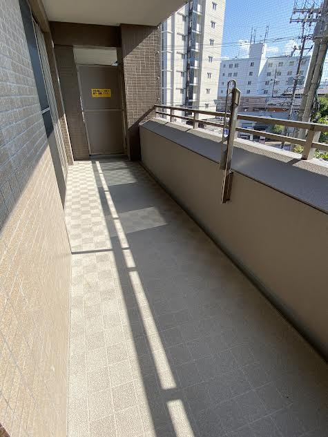 八代市新地町コアマンションネクステージ北の丸のバルコニー