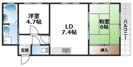 【間取り】 | エスポワール曽根