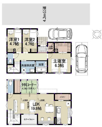 上質な空間が毎日を「特別」に変えるの間取り|4LDK+WIC+SIC