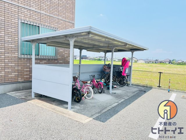 グランディオ Cのその他共用部分|駐輪場です
