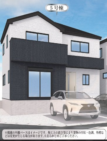 Terrechez　海部郡蟹江町桜2期　全5棟　新築戸建　5号棟の外観パース