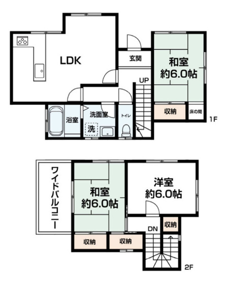 【間取り】 | 行田市大字小針　中古戸建