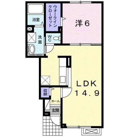 プロヴァンスの間取り