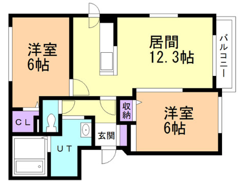 ＦＥＬＩＣＩＴＥ　Ⅱの間取り