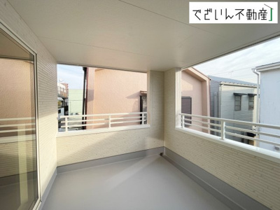 【バルコニー】 | Livele Garden.S熊谷市宮本町第2　新築住宅 | ≪2号棟≫
現地(2025年11月撮影)