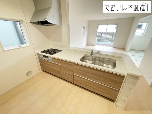 【キッチン】 | Livele Garden.S熊谷市宮本町第2　新築住宅 | ≪2号棟≫
現地(2025年11月撮影)