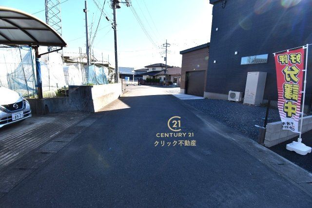 Cradlegarden　 笠間市鯉淵　第7　1の前面道路含む現地写真|現地撮影（2025年11月）