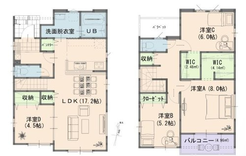 よかタウン　岡山市北区平野【仲介手数料無料】の間取り