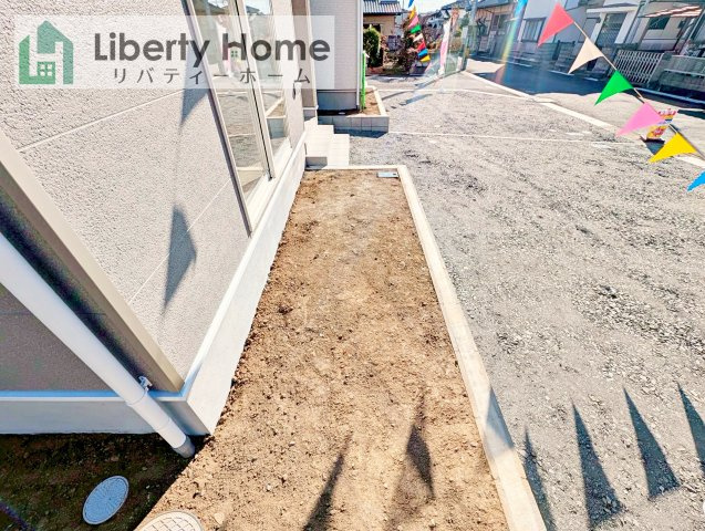 笠間市旭町第8　新築戸建　2号棟の庭