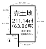 県葛城市東室 全7区画 5号地【建築条件なし】【更地】の画像