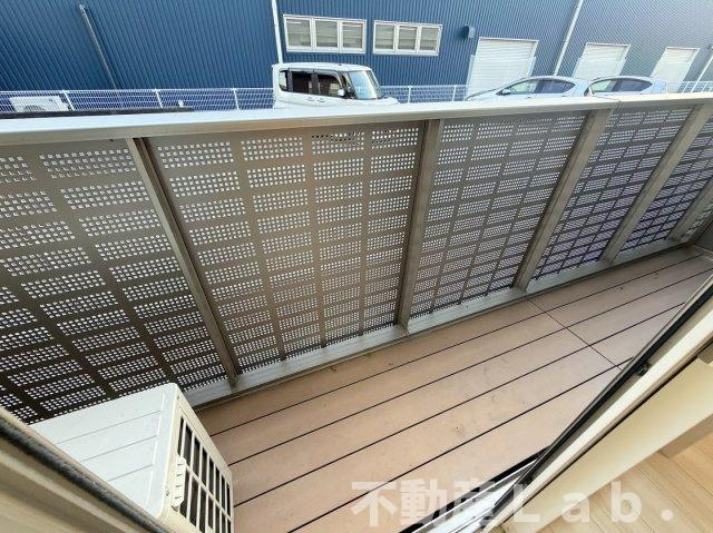 リヴェール近見のバルコニー