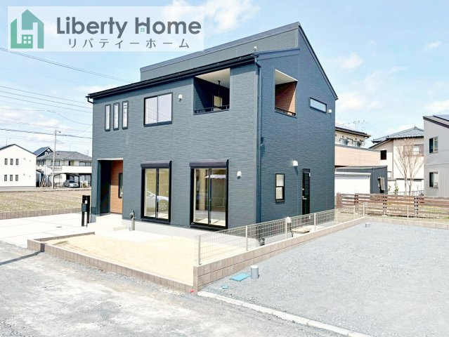 ひたちなか市足崎20期　新築戸建　1号棟の外観|ご予約をいただければ、『平日の空いた時間』『周辺物件まとめて見たい』『1件だけ見たい』ももちろん可能です♪
お気軽にお問合せください♪