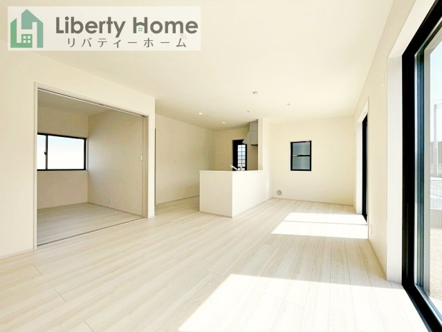 ひたちなか市足崎20期　新築戸建　1号棟の居間・リビング