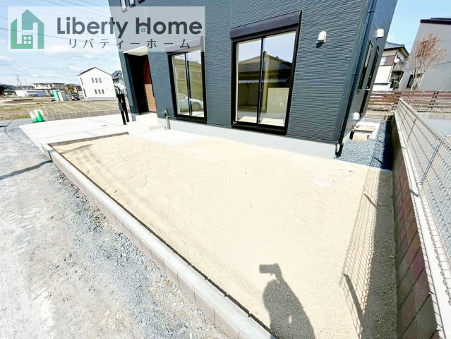 ひたちなか市足崎20期　新築戸建　1号棟の庭