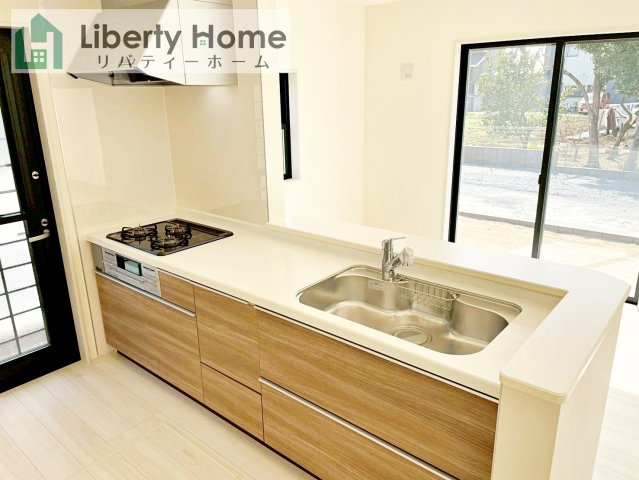 ひたちなか市足崎20期　新築戸建　1号棟のキッチン