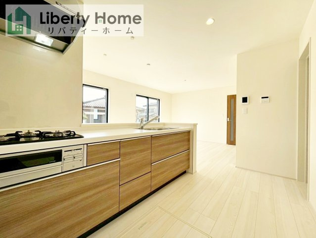 ひたちなか市足崎20期　新築戸建　1号棟のキッチン