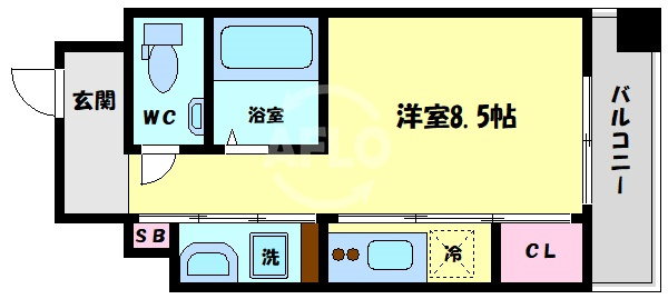 アーバンフラッツ瓦町の間取り|アーバンフラッツ瓦町　間取り