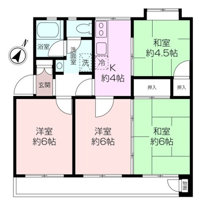 馬堀台団地1号棟の画像