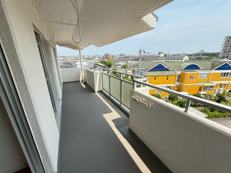 シャトー北別府のバルコニー