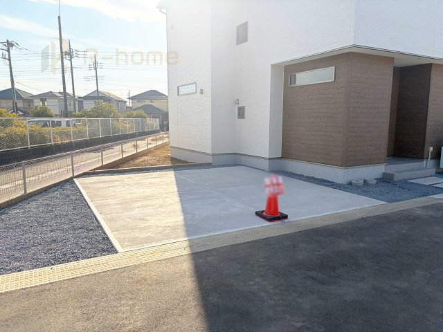 龍ケ崎市白羽4丁目第1期　新築戸建て　1号棟の駐車場|カースペースは2台お停めいただけます♪