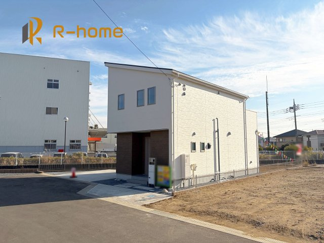 龍ケ崎市白羽4丁目第1期　新築戸建て　1号棟の外観|建物完成いたしました！ご予約で『平日』や『夕方』などでもご見学可能です！