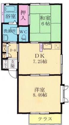 ファミーユ江戸屋敷【キャッシュバック対象物件】の間取り