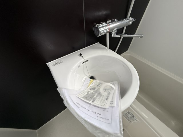 眞鍋マンションの洗面所