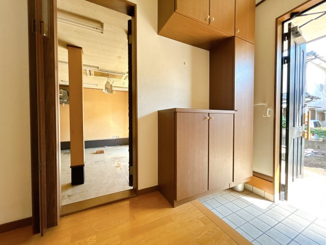 深谷市萱場の玄関