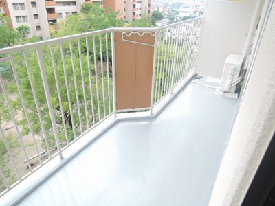 【バルコニー】 | 白川高層住宅5号棟