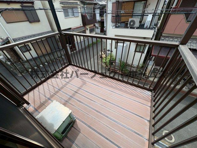 池之宮2丁目戸建　賃貸のバルコニー|陽当たり良好なバルコニーです