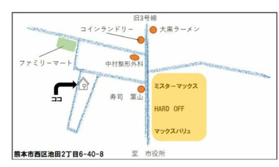 【地図】 | 熊本県熊本市西区池田2丁目