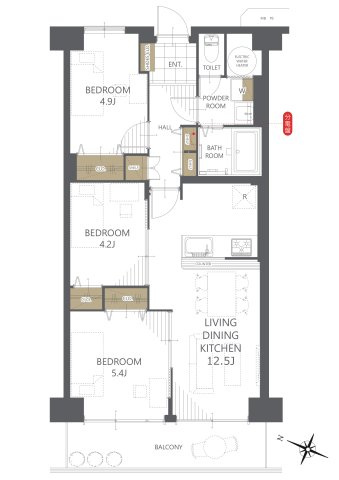 【間取り】ウインザーハイム草加 