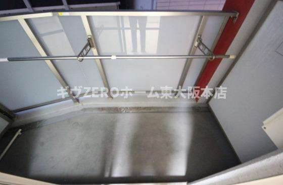 エステムプラザ難波WESTリバークロスのバルコニー