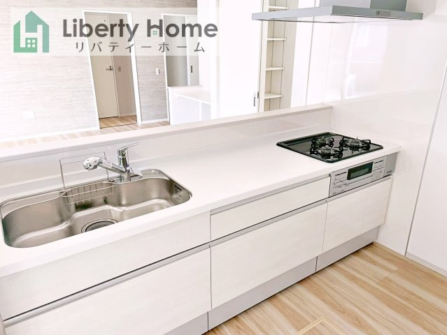 牛久市南16期　新築戸建のキッチン