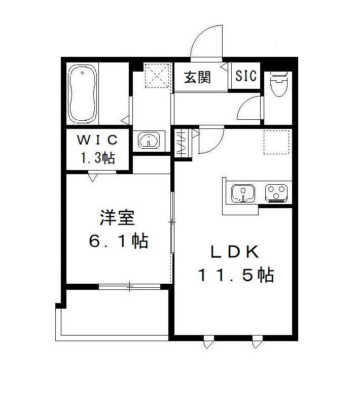 belle douceの間取り