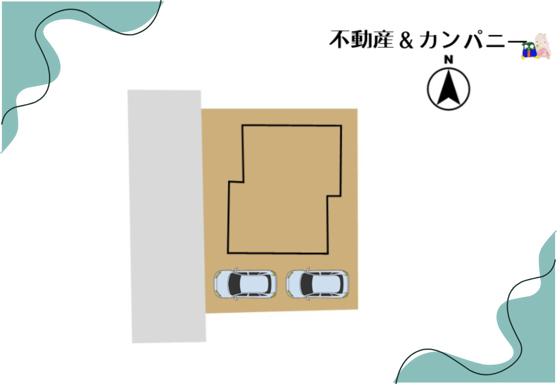 別府町中古戸建の区画図