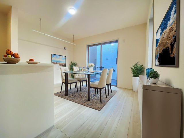 飯能市双柳・全11棟　新築一戸建　2号棟　のダイニング|（家具はCG画像での表示になります）