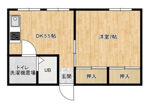 鶴間駅前ビルの間取り