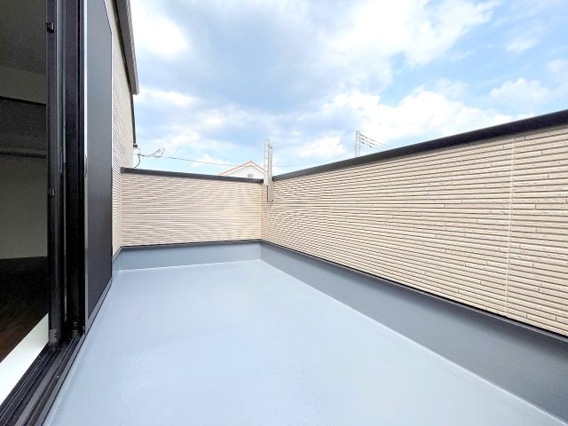 あきる野市五日市の新築一戸建のバルコニー