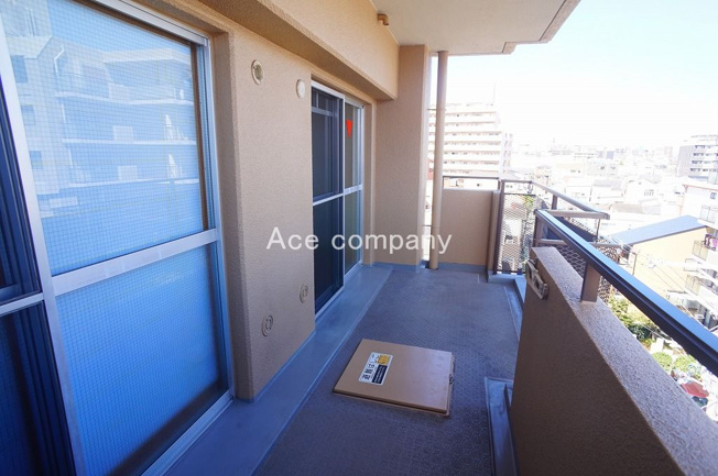 【バルコニー】 | 朝日プラザ北田辺 | 東向きバルコニー☆眺望・通風良好です☆
