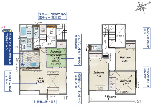 久喜市南4丁目　新築戸建　全2棟　2号棟の画像