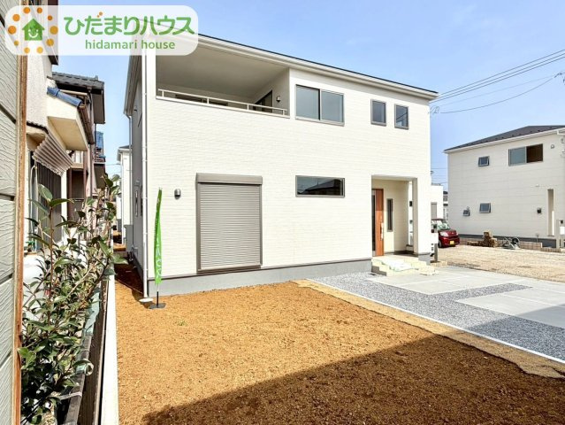 野田木間ケ瀬第2　新築戸建　2号棟の駐車場|協定道路は約8ｍあるので、敷地内での車切り替えしもらくちんです♪