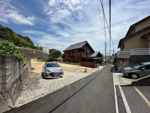 西区古江東町 No.3の前面道路含む現地写真|交通量も少ないため、小さなお子様がいるご家族にも安心してお済みいただけます！