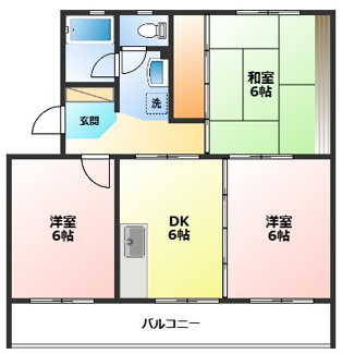 【間取り】 | 第一ホワイトハイツ