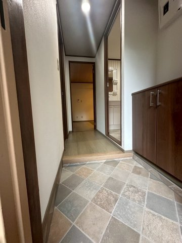 日恵コーポの玄関