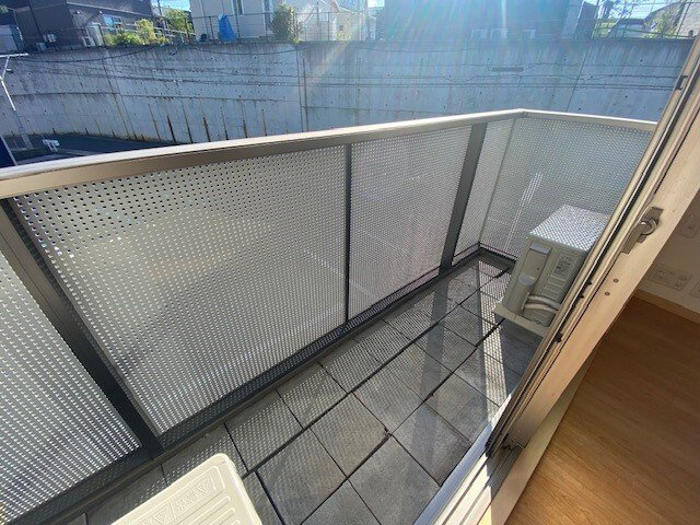 ヴィラ響　Ａのバルコニー