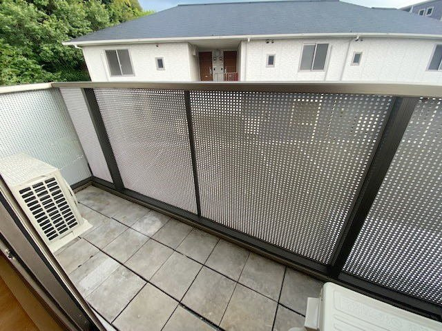 ヴィラ響　Ａのバルコニー