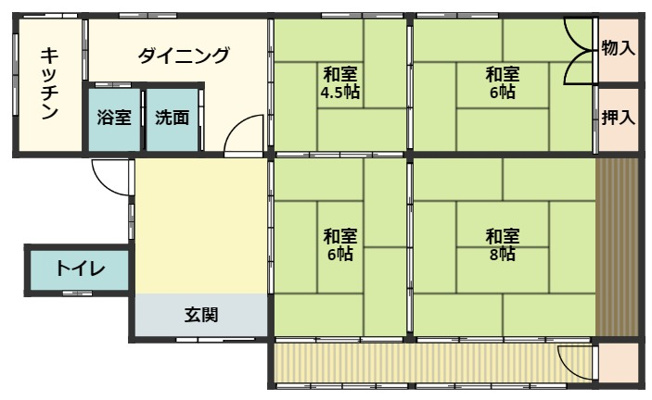 【間取り】 | 畑内古民家