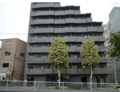 【外観】 | ルーブル方南町弐番館 | 鉄筋コンクリート造のがっちりとした建物。